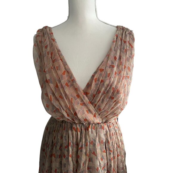 HYPE Tiered Patterned Ruffle Dress Size 4 NEW with tags - Picture 3 of 7